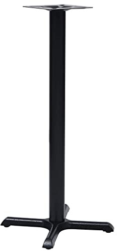 Générique Pied de Table de Bistro Noir 56x56x107 cm Fonte Meubles Accessoires pour Tables Pieds de Table (Poids 9.86KG)