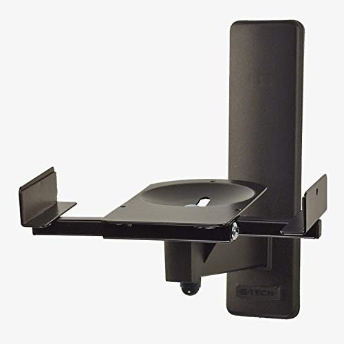 BT77 Black Paire de Supports muraux pour Haut-Parleur c/Noir