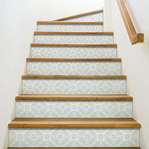 Plage Adhesivo Decorativo, Vinilo, Azul, L100 x H100 cm, 3