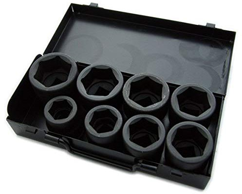 Schlagschrauber-Nüsse 3/4 Set 24-41 mm 8-tlg Steckschlüssel-Satz Schlagnuss