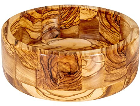 levandeo Bol : Environ Saladier en Bois d'olivier 20 x 8 cm