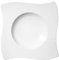 Villeroy & Boch 10-2525-2709 New Wave, Piatto Fondo, Quadrato, Altezza: 45 mm, Porcellana