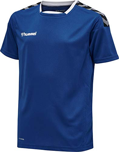 hummel Jungen Authentic Kids Poly Jersey S/S Trikot, True Blue, 116