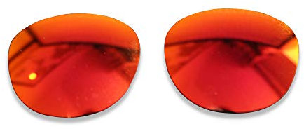 PolarLens Polarisierte Ersatzgläser für Oakley Latch – kompatibel mit Oakley Latch Sonnenbrille Gr. Einheitsgröße, feuerrot