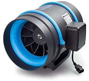 G.A.S RadAir Mixed Flow Inline Fan. Ventilation. Hydroponics 6 8 10 inch (RadAir 200 8 (850m3/h))