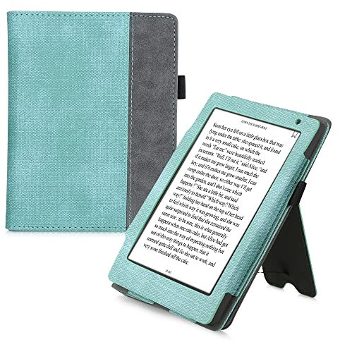 kwmobile Custodia Protettiva Compatibile con Kobo Aura H2O Edition 2 - Cover Simil Pelle Chiusura Magnetica Autosleep - Protezione con Cavalletto Leggio