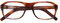 EAREADA Herren Vintage Quadratische Brille Kingsmen Brille MPO847DTO Acetatrahmen Klare Gläser, Bernstein Größe 54