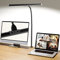 Hapfish Powerful LED Desk Lamp, 12W Dimmable with Clip, Table Light with Charger and Timer Function, 5 Brightness, 360° Gooseneck for Lighting Screens, Gamers