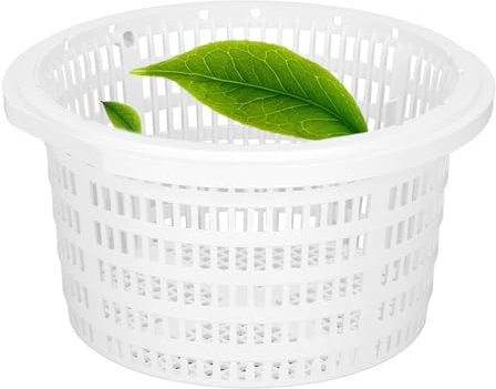 Pool Skimmer Basket with Handle, Replacement Filter Basket for Swimming Pools, Durable Plastic Mesh Strainer Prevents Clogs, Easy Installation (7.1x7.5x3.9in)