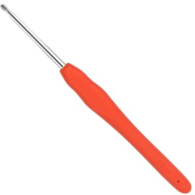 Coopay Häkelnadeln 3,0 mm, Bunt TPR Griff Häkelnadel für Arthritische Hände, Ergonomische Häkelnadeln mit Weichen Griff und Aluminium Häkeln, Häkelnadeln für Arthritische Hände, Häkelnadel 3.0 mm