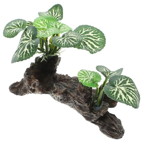 BESPORTBLE Aquarium Ornamente Reptilien Terrarienpflanze Reptilienpflanzen Reptilienpflanze Für Terrarium Künstliche Pflanze Aquarium Landschaftsbau Ornament Pflanzenschmuck
