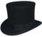 Men's Stovepipe Hat Felt Magician Costume Cap Formal Showman Party Hat Fancy Dress Hat Victorian Gentleman Cap