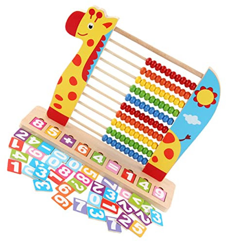 JOINPAYA Multifunktionales Rechenspielzeug Aus Holz – Abakus Für Kleinkinder – Vorschulspielzeug – Mathe-lernwerkzeuge – Für Kinder