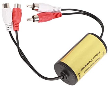 Erdschleifen-Isolator, Brummeliminator mit Hochleistungs-ABS-Erdschleifen-Geräuschisolator für das Auto