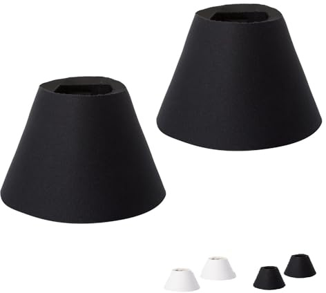 NETPROSHOP 1 Paar Hufglocken schwarz oder Weiss Springglocken Neopren S bis XXL, Groesse:XL, Farbe:Schwarz