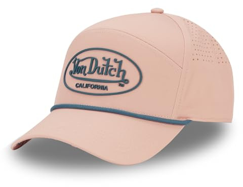 Von Dutch Kappe für Damen und Herren, Kordel, 6 Panels, verstellbar durch Klettverschluss