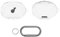 Generic Silicone Wireless Earphone Case Portable Earphone Shockproof with Carabiner Anti-scratch for Anker Soundcore Space A40 Charging Box (White)