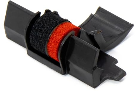 5 Stück Taschenrechner Farbband Ersatzteile für IR-40T Ca-sio HR-100tm HR-170RC Can-on P23-dhv, Schwarz & Rot IR40T Taschenrechner Farbroller Farbband IR-40T CP13 MP-12D PR-42 IR-40T