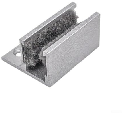 Rieles de cristal para puertas correderas con diseño ajustable, para suelos irregulares en varios entornos