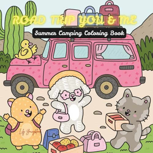 Road Trip You & Me: Summer Camping Coloring book