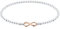Elli Armband Damen Infinity Unendlichkeit in 925 Sterling Silber Rosé vergoldet