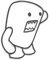 Decus DOMO KUN SEITLICH XL 1017 (grau) // Sticker OEM JDM Style Aufkleber