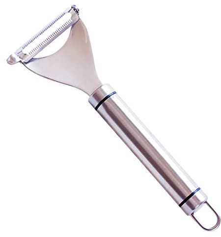 BNCHI Kartoffelschäler, Y-Form gezackte Klinge 304 Edelstahl Schäler für Gemüse & Obst