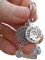 ∙∙· ◎ SEIFENBLASEN GLAS PERLE & MANDALA ◎ ∙∙· ausgestanzte Ohrringe an selbstgebogen Haken