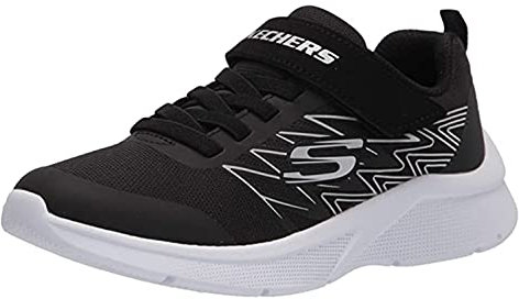 Skechers Microspec Texlor, Sneakers, Black/Silver, 34 EU