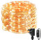 Lepro Fairy Lights Plug in, 20m 200 LED Copper Wire Fairy Lights, 66ft Warm White Christmas Tree Lights, Fairy String Lights Mains Powered for Christmas Decorations, Bedroom, Party, Wedding and More