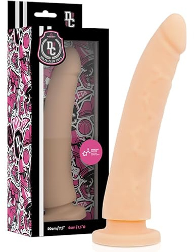 DELTACLUB Delta Club Toys Dildo aus medizinischem Silikon, 20 x 4 cm, 200 g
