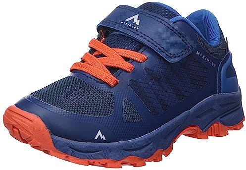 Mc Kinley Unisex Kinder Kansas Wanderschuhe, Blue Petrol Red, 32 EU