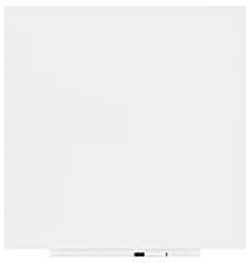Rocada | Whiteboard Rahmenlos | Trocken Abwischbar und mit Stiftablage | Whiteboard Magnetisch | PRO version - PE beschichtet | 100 x100 cm, Weiß