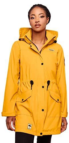 Navahoo Damen wasserdichter gefütterter Regenmantel Deike XS-XXL