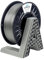 AURAPOL Filament 1.75 PLA mit +/- 0,02 mm Genauigkeit (1kg, silber/silver) - Biologisch abbaubares 3D Drucker Filament aus PLA - Druckmaterialien kompatibel mit den meisten Druckern