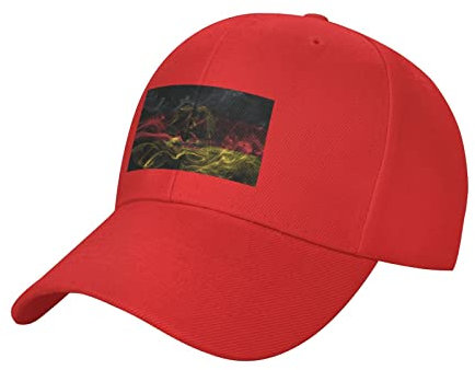 Mütze Smoke Style Flagge Der DDR Baseball Cap Uv-Schutz Sport Mütze Freizeit Schirmmütze Für Sommer Damen Erwachsene