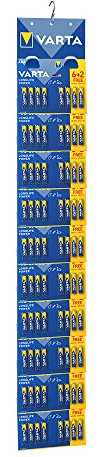 Pack 10 BLISTERS 6+2 Piles AAA LONGLIFE Power VARTA