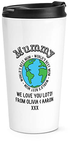Personalised World's Best Mummy Travel Mug Cup
