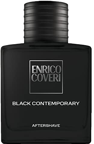 Enrico Coveri Black Contemporary Parfüm für Herren, 100 ml, After Shave, Duft nach Bart, Herren, voller Kontraste und Stärke, aber auch raffinierte Eleganz