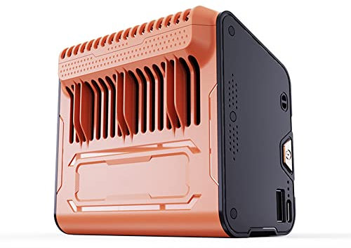 Louttary USB Portable Electric Fan Rechargeable 10000MAh Mini Electric Outdoor Sports Fan Bladeless Fan