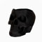 PlantMe Pot de fleurs, motif tête de mort, noir, 6 cm