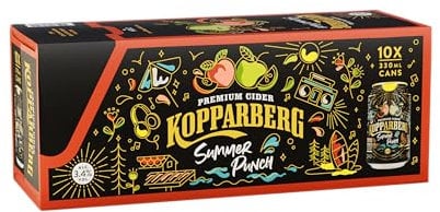 Kopparberg Fruit Cider, Summer Punch, 10 x 330ml