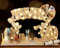 Giftota Original 30. Geburtstag Geldgeschenke Holz mit LED Lichterkette, Geschenke zum 30 Geburtstag Mann Frau, 30. Geburtstagsgeschenk Dekoration