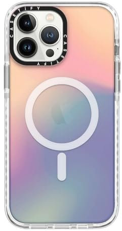 CASETiFY Impact iPhone 13 Pro Max Case [4X Military Grade Drop Tested / 8.2ft Drop Protection/Compatible with Magsafe] - Iridescent