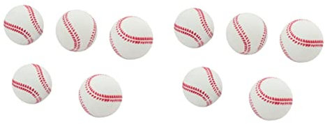 BESPORTBLE 10stücke Gummibälle Für Baseball-Training Für Anfänger Wahrnehmung Motorik Fördern Sicher Für Drinnen Und Draußen