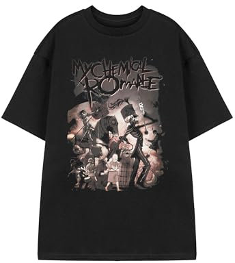My Chemical Romance Unisex Black Short-Sleeved T-Shirt | The Black Parade Graphic Tee | Band Merchandise Top for Men & Women | Alternative Rock Music Apparel | Emo Punk Clothing Merchandise Fan Gift