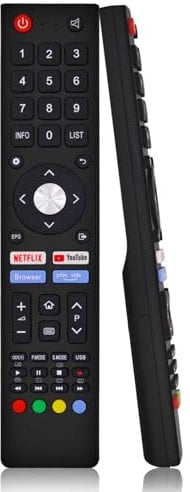 Ricambio ChiQ OK telecomando Changhong ChiQ OK Saba telecomando per Smart TV, compatibile con SA40S67A9 L40H7A U58H7A U65H7S contiene 4 tasti rapidi popolari