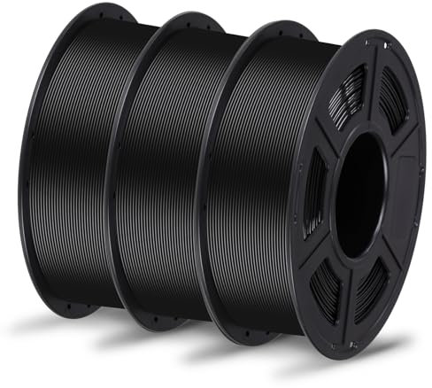 ANYCUBIC PETG Filament, 3D Drucker Filament, 1.75mm Filament PETG Schwarz 3kg