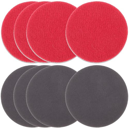 Healifty Professional Bowling Ball Polishing Cushion and Portable Microfiber Bowling Cleaning Pad Set with Reusable Sponge Sheets for Effective Ball Resurfacing and Maintenance in Sports