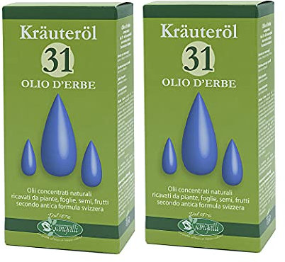 Olio 31 Krauterol 2 Confezioni da 100ml Sangalli